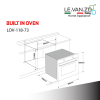BUILT IN OVEN - LOV-118-73 - Image 3